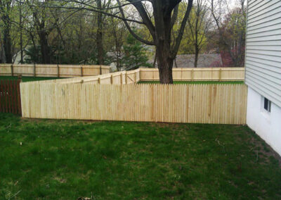 Stockade fence